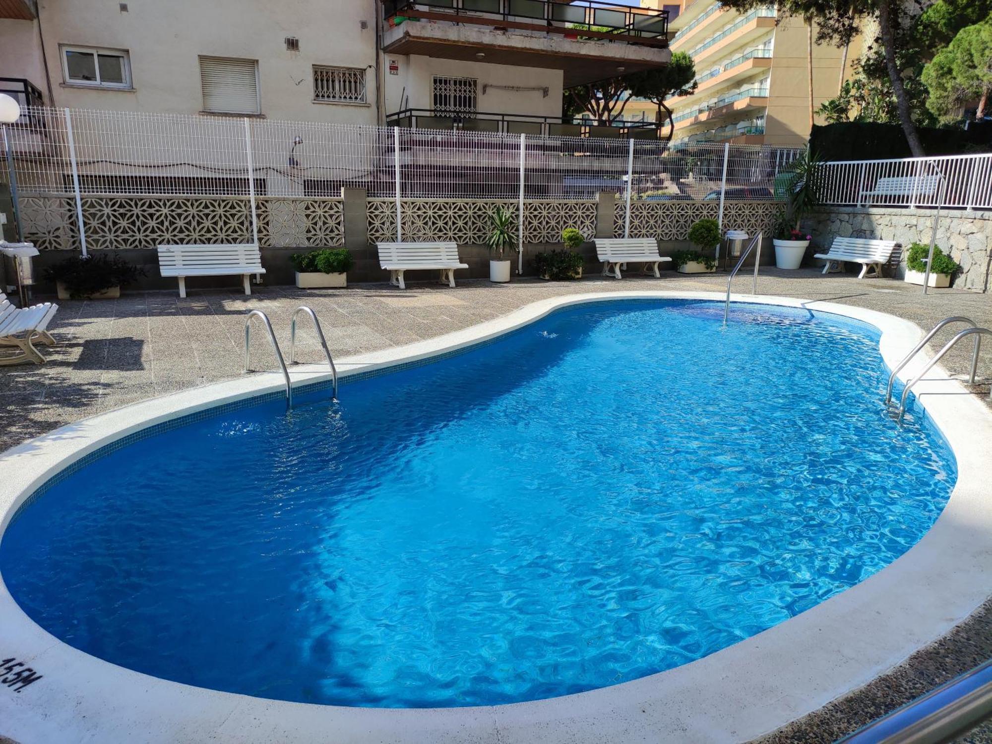 Paradis Salou, centro turístico, WIFI, piscina, vistas al mar Exterior foto
